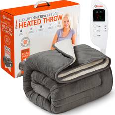 Electric Heated Throw Blanket Double