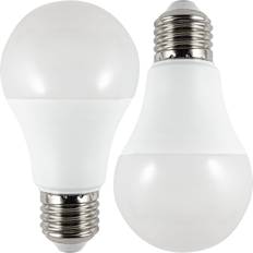 Light Bulbs Litecraft Light Bulb E27 Edison Screw 8.5W Daylight White LED 2 Pack