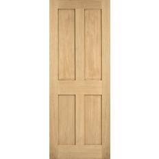 Single Door Interior Doors LPD London 4P Unfinished Interior Door (x)