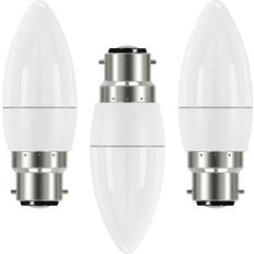 Litecraft 3 Pack Light Bulb 3.3W B22 Bayonet Cap Candle