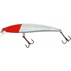 Fishing Eco Minnow 11.5Cm Redhead, White
