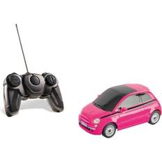 Mondo Motors Fiat 500 Pink Edition 1:24 scale model up to 20 km/h speed children's toy car 63554