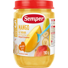 Mango Barnmat & Ersättning Semper Fruktpuré Mango & Banan 5M 190