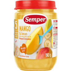Babymad & Tilskud Semper Mango & Banan Glas 5 mdr. 120g