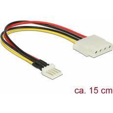 DeLock Power Floppy 4 Pin Stecker an