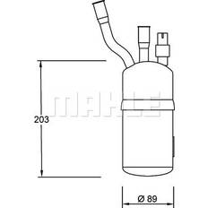 Deumidificazione Deumidificatori Hella MAHLE ORIGINAL Essiccatore Climatizzatore AD 40 000P con pressostato