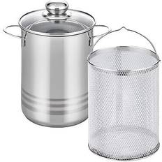 Compatible Lave-Vaisselle Autres Pots Elo Cuiseur À Asperges Inox Avec Couvercle 4 Litres Brillant Ref. 2261626