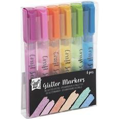 Icom Craft Sensations Glitter-markers 6-sæt