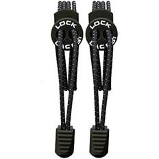 Lock Laces Skopleje & Tilbehør Lock Laces No Tie Shoelaces 2-pack Black