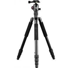 Jusino Light reisestativ-set with tripod head black aluminium tk-254 bt-02