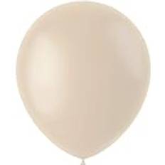 Folat 19618 Luftballons Farben Beige 33 cm 10 Stück Creamy Latte Latex Ballons füllen mit Helium oder luft für Geburtstag, Geburtstagsdeko, Hochzeit, Baby Shower, Jubiläum, Party Dekoration