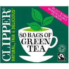 Clipper Organic Fairtrade Green Tea Bags, 80 Pack