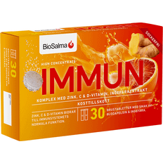 BioSalma Immun C+D-vitamin & Zink 30 30 st