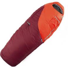 Quechua Sacchi a pelo Quechua Sacco a pelo trekking bambino MH500 0 C ovatta rosso rosso vermiglio marrone mogano Verde acqua