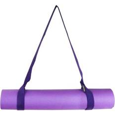 Fitness-Mad Cotton Yoga Mat Carry Strap purple