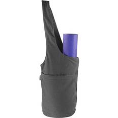 Cotton Yoga Equipment Fitness-Mad Cotton Yoga Mat Bag grey