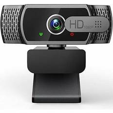 YIMONA Webcam for pc with microphone 1080p fhd webcam with privacy cover, plug and