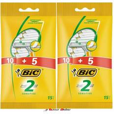 Bic 7 x15 105 razors 2 men razor sensitive disposable shaving cheapest 30 penc