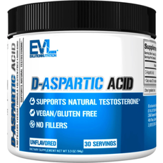 Evlution Nutrition D-Aspartic Acid Powder Unflavored 30 Servings