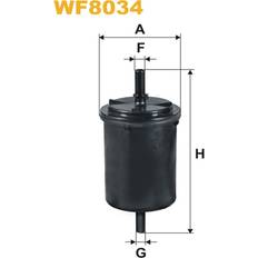 Filters WF8034 Car Fuel Metal pipe/thread