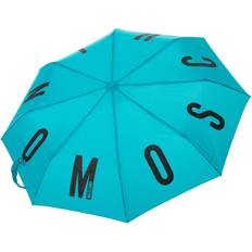 Umbrellas Moschino M logo regenschirm Lightblue, Einheitsgröße