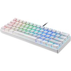 Gaming Toetsenborden - Wit Motospeed CK61 RGB