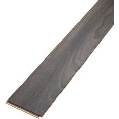 Flooring GoodHome Horsham Grey Gloss Oak Effect Laminate Flooring Sample