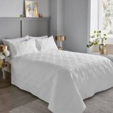 Bedspreads Dunelm Cavali 230cm 200cm Bedspread White