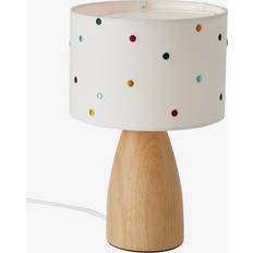 Wall Lamps Vertbaudet Bedside with Embroidered Dots Beige Light Wall Lamp