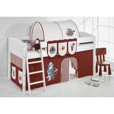 Brown Loft Beds Spielbett Bett -LANDI Pirat Braun -Teilbar