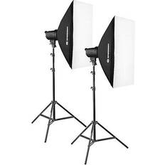 Softbox Iluminaciones de Estudio Bresser Kit Flash De Estudio 200w 5700k Brt-200