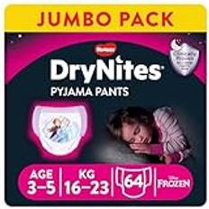 Huggies Soins Bébé Huggies drynites windeln windelhosen mädchen 3-5 j. 16-23kg monatspack 64 stk