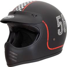 Motorcykeludstyr Premier Trophy MX FL Motocross Helmet - Matt Black
