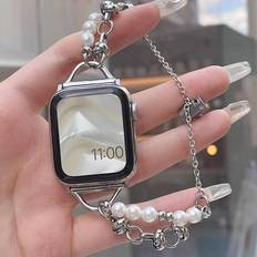 Shein 1pc White Pearl Watch Band All Models Of Watch s8/s9 Perfect