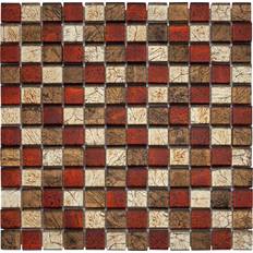 Rot Mosaik KNG Mosaikfliese Mini 30 rot-braun Steinmaß: ca. 0776109068