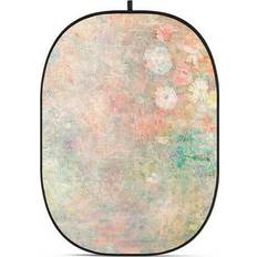 Fondos de Foto Glow CBA-PF0007 5x6.5' Fabric Collapsible Backdrop, Floral Painting