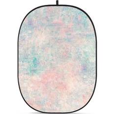 Fondos de Foto Glow CBA-PF0003 5x6.5' Fabric Collapsible Backdrop, Floral Painting