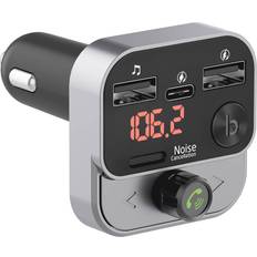 Just Wireless Bluetooth FM Transmitter with USB-C