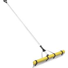 VEVOR Landscape Rake 36" Head Aluminum 102.36" Adjustable Extension Handle