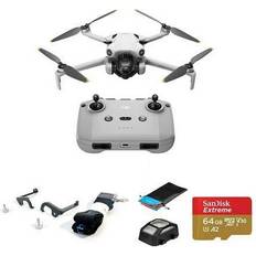 Helicopter Drones DJI Mini 4 Pro Drone w/RC-N2, with Claw Lanyard Mounting, 64 SD Card Landing Pad