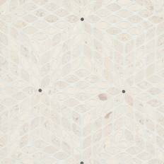 Tiles Bedrosians Celeste Honed Marble Blend Mosaic Tile 15.75 Myra & Basalt 5-Pack 7.85 SF