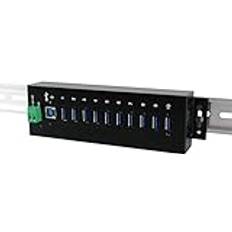 Hub USB EXSYS Ex-1110hmvs USB-B 10 Porti Docking Station Hub USB