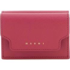 Monederos y Llaveros Marni Tyrian Purple Leather Wallet