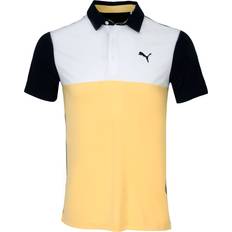 Puma Stretch Pikétröjor Puma Golf Cloudspun Colorblock Polo Navy/Flaxen