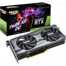 12 GB - 4.0 - VR-stöd (Virtual Reality) - Vulkan Grafikkort Inno3D 3D GeForce RTX 3060 Twin X2 OC N30602-12D6X-11902120H