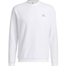 Golf - White Jumpers Adidas Core Crew Neck Sweater