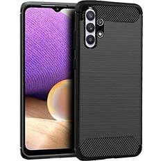 Accesorios para teléfonos móviles Cool Carcasa Para Samsung A326 Galaxy A32 5g Carbón Negro