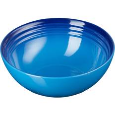 Blau Tiefe Teller Le Creuset Signature Tiefer Teller