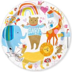 Plates, Cups & Cutlery Unique Party Zoo Baby Shower Disposable Plates Pack of 8