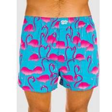 Boxer - Turkoois Herenondergoed Lousy Livin Flamingos Boxershorts - Turquoise